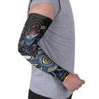 North Queensland Cowboys Arm Sleeves The Scream of Lightning Eyes - Indigenous Dot Ripping Effect