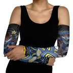 North Queensland Cowboys Arm Sleeves The Scream of Lightning Eyes - Indigenous Dot Ripping Effect
