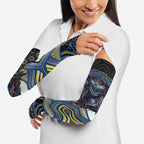 North Queensland Cowboys Arm Sleeves The Scream of Lightning Eyes - Indigenous Dot Ripping Effect
