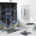 North Queensland Cowboys Bathroom Set The Scream of Lightning Eyes - Indigenous Dot Ripping Effect