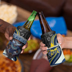 North Queensland Cowboys 4 in 1 Can Cooler Tumbler The Scream of Lightning Eyes - Indigenous Dot Ripping Effect
