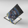 North Queensland Cowboys Canvas Wall Art The Scream of Lightning Eyes - Indigenous Dot Ripping Effect