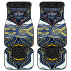 North Queensland Cowboys Car Mats The Scream of Lightning Eyes - Indigenous Dot Ripping Effect