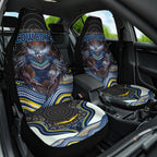 North Queensland Cowboys Car Seat Cover The Scream of Lightning Eyes - Indigenous Dot Ripping Effect