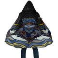 North Queensland Cowboys Cloak The Scream of Lightning Eyes - Indigenous Dot Ripping Effect