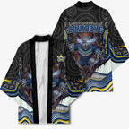 North Queensland Cowboys Kimono The Scream of Lightning Eyes - Indigenous Dot Ripping Effect