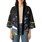 North Queensland Cowboys Kimono The Scream of Lightning Eyes - Indigenous Dot Ripping Effect