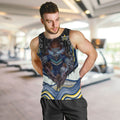 North Queensland Cowboys Men Tank Top The Scream of Lightning Eyes - Indigenous Dot Ripping Effect