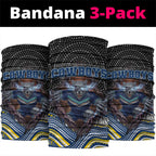 North Queensland Cowboys Neck Gaiter The Scream of Lightning Eyes - Indigenous Dot Ripping Effect
