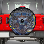 North Queensland Cowboys Spare Tire Cover The Scream of Lightning Eyes - Indigenous Dot Ripping Effect