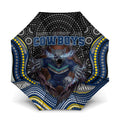 North Queensland Cowboys Umbrella The Scream of Lightning Eyes - Indigenous Dot Ripping Effect