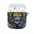 Parramatta Eels AirPods Case The Scream of Lightning Eyes - Indigenous Dot Ripping Effect