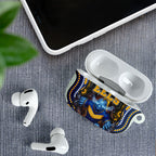 Parramatta Eels AirPods Case The Scream of Lightning Eyes - Indigenous Dot Ripping Effect