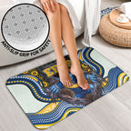 Parramatta Eels Bathroom Set The Scream of Lightning Eyes - Indigenous Dot Ripping Effect