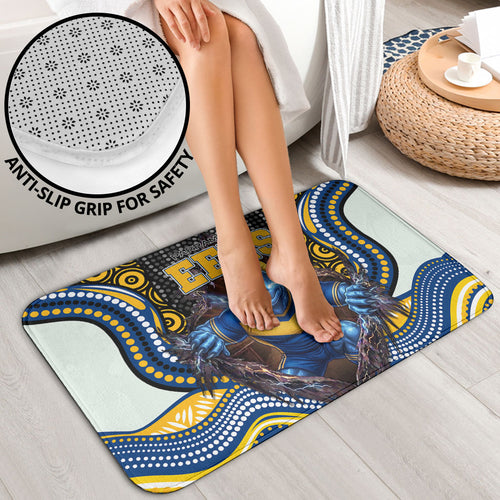 Parramatta Eels Bathroom Set The Scream of Lightning Eyes - Indigenous Dot Ripping Effect