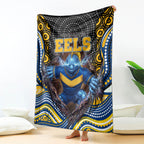 Parramatta Eels Blanket The Scream of Lightning Eyes - Indigenous Dot Ripping Effect