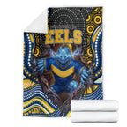 Parramatta Eels Blanket The Scream of Lightning Eyes - Indigenous Dot Ripping Effect