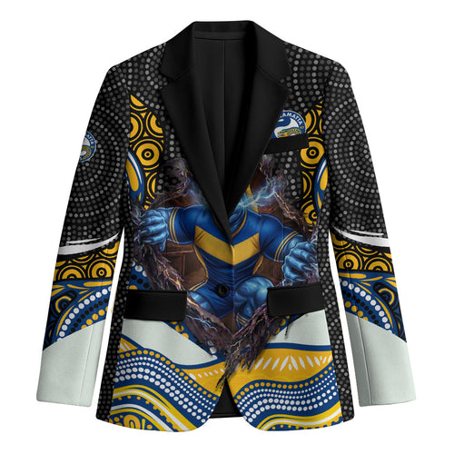Parramatta Eels Blazer The Scream of Lightning Eyes - Indigenous Dot Ripping Effect