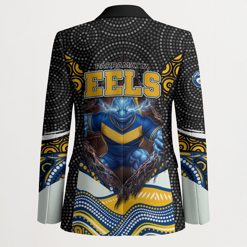 Parramatta Eels Blazer The Scream of Lightning Eyes - Indigenous Dot Ripping Effect