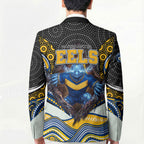 Parramatta Eels Blazer The Scream of Lightning Eyes - Indigenous Dot Ripping Effect
