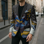 Parramatta Eels Blazer The Scream of Lightning Eyes - Indigenous Dot Ripping Effect