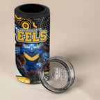 Parramatta Eels 4 in 1 Can Cooler Tumbler The Scream of Lightning Eyes - Indigenous Dot Ripping Effect