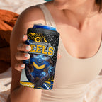 Parramatta Eels 4 in 1 Can Cooler Tumbler The Scream of Lightning Eyes - Indigenous Dot Ripping Effect