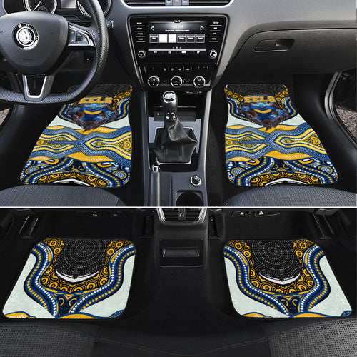 Parramatta Eels Car Mats The Scream of Lightning Eyes - Indigenous Dot Ripping Effect