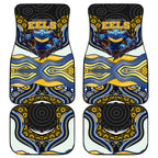 Parramatta Eels Car Mats The Scream of Lightning Eyes - Indigenous Dot Ripping Effect