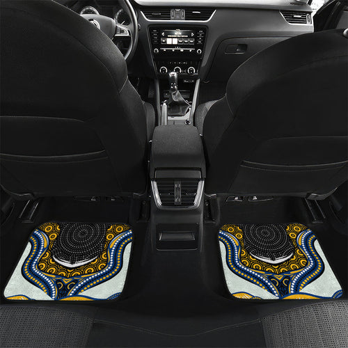 Parramatta Eels Car Mats The Scream of Lightning Eyes - Indigenous Dot Ripping Effect
