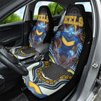 Parramatta Eels Car Seat Cover The Scream of Lightning Eyes - Indigenous Dot Ripping Effect