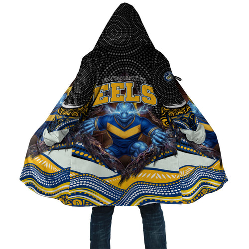 Parramatta Eels Cloak The Scream of Lightning Eyes - Indigenous Dot Ripping Effect