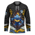 Parramatta Eels Hockey Jersey The Scream of Lightning Eyes - Indigenous Dot Ripping Effect