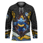 Parramatta Eels Hockey Jersey The Scream of Lightning Eyes - Indigenous Dot Ripping Effect