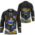 Parramatta Eels Hockey Jersey The Scream of Lightning Eyes - Indigenous Dot Ripping Effect
