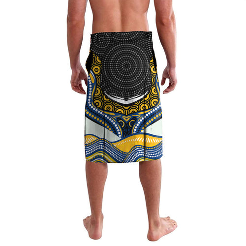 Parramatta Eels Lavalava The Scream of Lightning Eyes - Indigenous Dot Ripping Effect