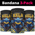 Parramatta Eels Neck Gaiter The Scream of Lightning Eyes - Indigenous Dot Ripping Effect