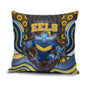 Parramatta Eels Pillow Cover The Scream of Lightning Eyes - Indigenous Dot Ripping Effect