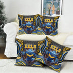 Parramatta Eels Pillow Cover The Scream of Lightning Eyes - Indigenous Dot Ripping Effect
