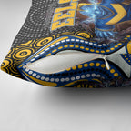 Parramatta Eels Pillow Cover The Scream of Lightning Eyes - Indigenous Dot Ripping Effect