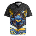 Parramatta Eels Rugby Jersey The Scream of Lightning Eyes - Indigenous Dot Ripping Effect