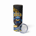 Parramatta Eels Skinny Tumbler The Scream of Lightning Eyes - Indigenous Dot Ripping Effect