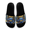 Parramatta Eels Slide Sandals The Scream of Lightning Eyes - Indigenous Dot Ripping Effect