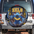 Parramatta Eels Spare Tire Cover The Scream of Lightning Eyes - Indigenous Dot Ripping Effect