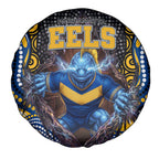 Parramatta Eels Spare Tire Cover The Scream of Lightning Eyes - Indigenous Dot Ripping Effect