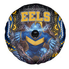 Parramatta Eels Spare Tire Cover The Scream of Lightning Eyes - Indigenous Dot Ripping Effect