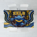 Parramatta Eels Tablecloth The Scream of Lightning Eyes - Indigenous Dot Ripping Effect