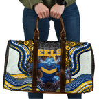 Parramatta Eels Travel Bag The Scream of Lightning Eyes - Indigenous Dot Ripping Effect