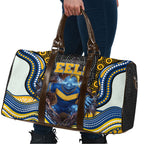 Parramatta Eels Travel Bag The Scream of Lightning Eyes - Indigenous Dot Ripping Effect