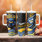 Parramatta Eels Tumbler With Handle The Scream of Lightning Eyes - Indigenous Dot Ripping Effect